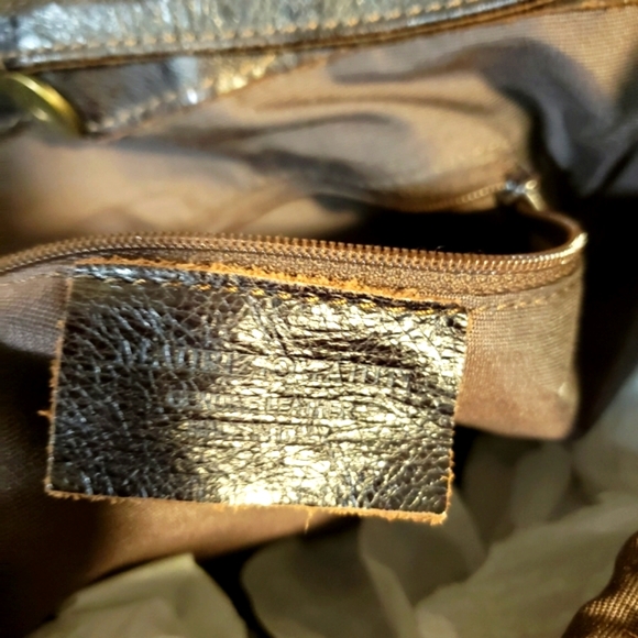 MAURIZIO TAIUTI Leopard Print Calf Hair Blk LTR Messenger- EUC - Picture 9 of 11